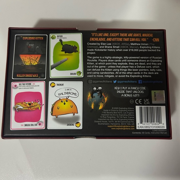 Exploding Kittens Card Game - Picture 2 of 6